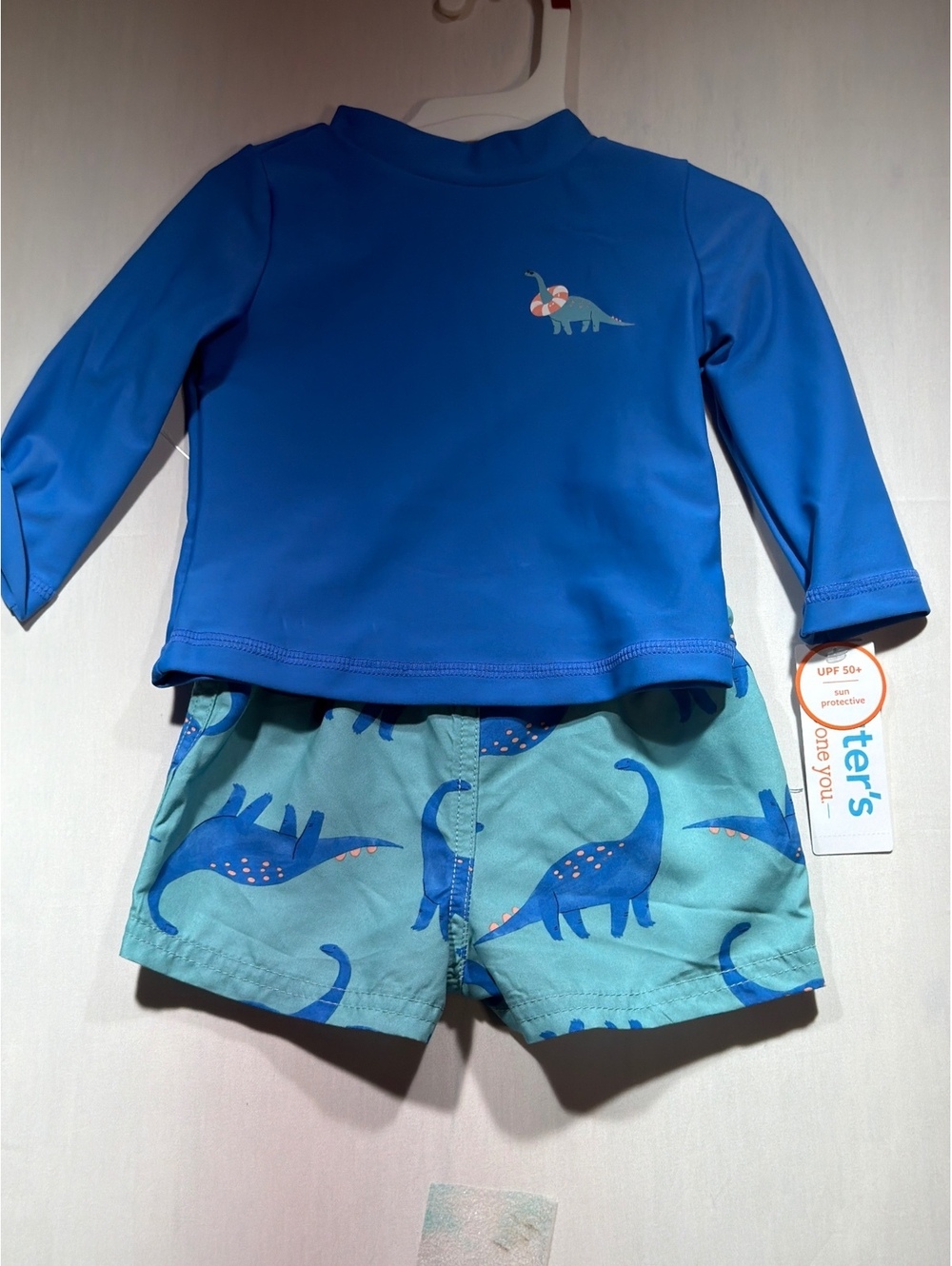Carter's Baby 2-Piece Swim Set with UPF 50+ Sun Protection, Size 6 Months